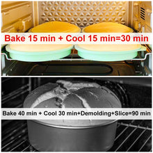 Load image into Gallery viewer, Silicone Layered Cake Round Shape Mold Kitchen Bakeware DIY Desserts Baking Mold Mousse Cake Moulds Baking Pan Tools