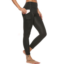 Load image into Gallery viewer, Women Sports Pants 3/4 Gym Sport Woman Tights Casual Cropped Female Leggings For Fitness Women Yoga Pants with Side Pockets