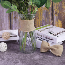 Load image into Gallery viewer, 2M/Roll Natural Jute Burlap Fabric Hessian Crafts Hemp Ribbon Wedding Party Christmas Home Sewing Decor DIY Gift Packaging