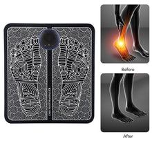 Load image into Gallery viewer, EMS Foot Massage Physiotherapy Multi-directional Electric Muscle Stimulator Contraction Promote Blood Circulation USB Charge