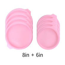 Load image into Gallery viewer, Silicone Layered Cake Round Shape Mold Kitchen Bakeware DIY Desserts Baking Mold Mousse Cake Moulds Baking Pan Tools