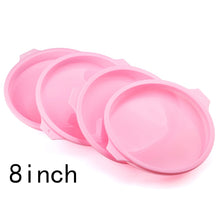 Load image into Gallery viewer, Silicone Layered Cake Round Shape Mold Kitchen Bakeware DIY Desserts Baking Mold Mousse Cake Moulds Baking Pan Tools