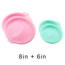 Load image into Gallery viewer, Silicone Layered Cake Round Shape Mold Kitchen Bakeware DIY Desserts Baking Mold Mousse Cake Moulds Baking Pan Tools
