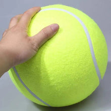Load image into Gallery viewer, 24cm Dog Tennis Ball Chew Toys Giant Inflatable Pet Tennis Ball Portable Outdoor Dog Teeth Cleaning Playing Game Interactive Toy