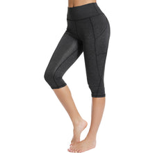 Load image into Gallery viewer, Women Sports Pants 3/4 Gym Sport Woman Tights Casual Cropped Female Leggings For Fitness Women Yoga Pants with Side Pockets