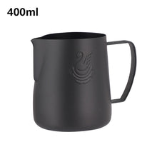 Load image into Gallery viewer, JIBBI Milk Steaming Frothing Pitcher Stainless Steel Non-Stick Milk Jug Pull Flower Cup Perfect for Coffee Cappuccino Latte Art