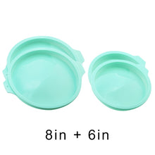 Load image into Gallery viewer, Silicone Layered Cake Round Shape Mold Kitchen Bakeware DIY Desserts Baking Mold Mousse Cake Moulds Baking Pan Tools