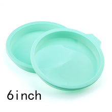 Load image into Gallery viewer, Silicone Layered Cake Round Shape Mold Kitchen Bakeware DIY Desserts Baking Mold Mousse Cake Moulds Baking Pan Tools