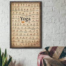 Load image into Gallery viewer, Home Exercise Gym Yoga Ashtanga Chart Pose Health Poster Wall Art Canvas Painting Yoga Print Living Room Home Wall Decor