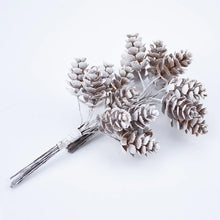 Load image into Gallery viewer, 10pcs/Bundle Artificial Plants Fake Pine Cone Decorative Flowers Wreaths Christmas Home Decor Diy Wedding Handmade Pompon