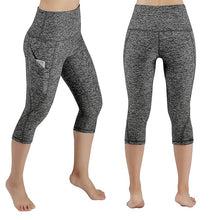 Load image into Gallery viewer, Women Sports Pants 3/4 Gym Sport Woman Tights Casual Cropped Female Leggings For Fitness Women Yoga Pants with Side Pockets