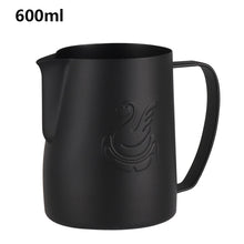 Load image into Gallery viewer, JIBBI Milk Steaming Frothing Pitcher Stainless Steel Non-Stick Milk Jug Pull Flower Cup Perfect for Coffee Cappuccino Latte Art