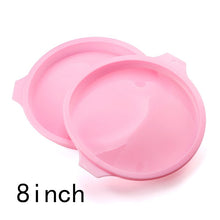 Load image into Gallery viewer, Silicone Layered Cake Round Shape Mold Kitchen Bakeware DIY Desserts Baking Mold Mousse Cake Moulds Baking Pan Tools