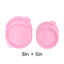 Load image into Gallery viewer, Silicone Layered Cake Round Shape Mold Kitchen Bakeware DIY Desserts Baking Mold Mousse Cake Moulds Baking Pan Tools