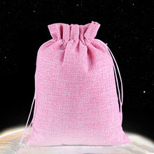 Load image into Gallery viewer, 10Pcs Packaging Bags For Gift Linen Bags Jewelry Display Wedding Sack Burlap Bag Diy Jute Bags Gift Drawstring Pouch Gift Box