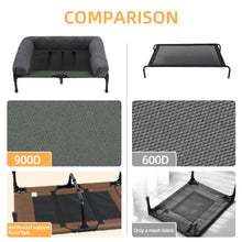 Load image into Gallery viewer, Extra Large Cooling Elevated Dog Bed with Bolster Raised Pet Cot Lounger Indoor Outdoor Waterproof