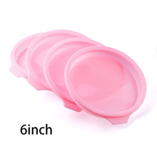 Load image into Gallery viewer, Silicone Layered Cake Round Shape Mold Kitchen Bakeware DIY Desserts Baking Mold Mousse Cake Moulds Baking Pan Tools