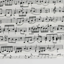 Load image into Gallery viewer, 100cm*110cm Music Note Print Cotton Cloth Craft Diy Zakka Cotton Material Fabric Poplin