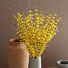 Load image into Gallery viewer, 5Pcs 12heads 75CM Long Artificial Flower Winter Jasmine Folk Pip Berry for Wedding Home Party Hotel Table Vase Christmas Decor