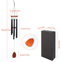 Load image into Gallery viewer, Metal Windchime Aluminum Windbell Wind Chimes 6 Tubes Chimes Home decoration Craft Outdoor Garden Patio Notes Zen Meditation