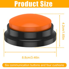 Load image into Gallery viewer, 4/6Pcs Recordable Dog Training Buttons With Light Pet Interactive Dog Cat Pet Training Buzzer Talking Button Intelligence Toy