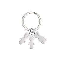 Load image into Gallery viewer, Child Mother Kid Personalized Keychain Custom Name Key Chain Boy Girl Dog Cat Gift For Women Man Family Mom Dad Original Jewelry