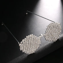 Load image into Gallery viewer, Stonefans Fashion Rhinestone Eyeglass Frame Bridal Face Decoration Adjustable Full Crystal Sunglasses Jewelry Wedding for Women