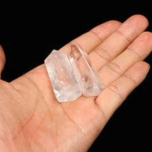 Load image into Gallery viewer, 30-40mm Natural White Clear Quartz Crystal Point Wand Obelisk Reiki Healing Treatment Stone Ore Rock