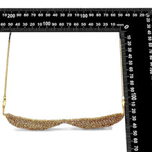 Load image into Gallery viewer, Stonefans Fashion Geometric Eyeglass Frame Full Rhinestone Face Jewelry 2024 Crystal Sunglasses Frame Collapsible Accessories