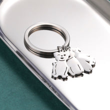 Load image into Gallery viewer, Child Mother Kid Personalized Keychain Custom Name Key Chain Boy Girl Dog Cat Gift For Women Man Family Mom Dad Original Jewelry
