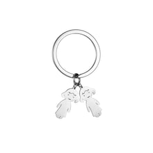 Load image into Gallery viewer, Child Mother Kid Personalized Keychain Custom Name Key Chain Boy Girl Dog Cat Gift For Women Man Family Mom Dad Original Jewelry