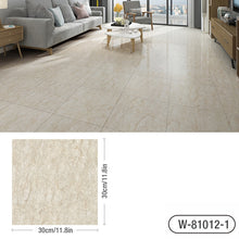 Load image into Gallery viewer, Simulated Marble Tile Floor Sticker PVC Waterproof Self-adhesive for Living room Toilet Kitchen Home Floor Decor 3d Wall sticker