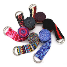 Load image into Gallery viewer, Multi-Colors Women Yoga Stretching Belt Fitness Men And Women Sports Accessories Resistance Elastic Band