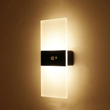 Load image into Gallery viewer, USB Rechargeable Wall Lights Home Indoor Motion Sensor Lighting Bedroom Bedside Lamp Corridor Stairway Decor Lights Wall Lamp