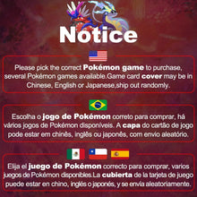Load image into Gallery viewer, Pokémon Nintendo Switch Game Pokemon Pearl Diamond Sword Shield Pokémon Arceus Scarlet Violet Pikachu Lets Go Physical Game Card