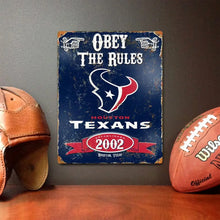 Load image into Gallery viewer, Party Animal NFL Embossed Metal Vintage Pub Signs