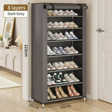 Load image into Gallery viewer, Dustproof Shoe Storage Rack Organizer Multilayer Nonwoven Shoes Storage Cabinet Home Hallway Space-saving Cabinets Shoe Shelf