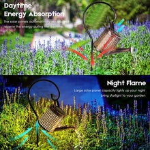 Load image into Gallery viewer, Solar Watering Can Light Hanging Waterfall Lamp Waterproof Outdoor Garden Decor Yard Porch Lawn Backyard Landscape Sun LED Lamp
