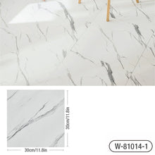 Load image into Gallery viewer, Simulated Marble Tile Floor Sticker PVC Waterproof Self-adhesive for Living room Toilet Kitchen Home Floor Decor 3d Wall sticker