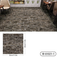 Load image into Gallery viewer, Simulated Marble Tile Floor Sticker PVC Waterproof Self-adhesive for Living room Toilet Kitchen Home Floor Decor 3d Wall sticker