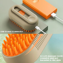 Load image into Gallery viewer, 3-in-1 Dog Hair Brush Cat Hair Brush Electric Pet Cleaning Brush Steam Spray Brush Massage Hair Removal Comb Anti Flying Brush