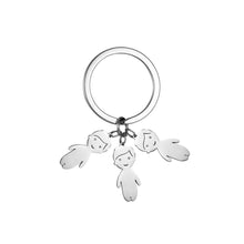 Load image into Gallery viewer, Child Mother Kid Personalized Keychain Custom Name Key Chain Boy Girl Dog Cat Gift For Women Man Family Mom Dad Original Jewelry