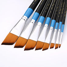 Load image into Gallery viewer, Hand Painted Brush Nylon Hair Artist Paintbrush Acrylic Art Paint Brush, Fine Tip Paint Brush for Watercolor Paint Brush F19E