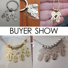 Load image into Gallery viewer, Child Mother Kid Personalized Keychain Custom Name Key Chain Boy Girl Dog Cat Gift For Women Man Family Mom Dad Original Jewelry