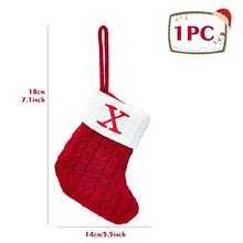 Load image into Gallery viewer, Christmas Alphabet Knitting Socks Christmas Tree Ornaments Christmas Decorations For Home