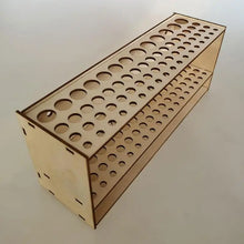 Load image into Gallery viewer, Painting Brush Pen Storage Holder Stand Organizer Rack Drawing Supplies Made Of Material Durable DIY Assemble