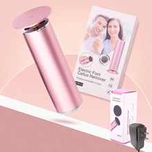 Load image into Gallery viewer, Electronic foot file pedicure sander for removing dead skin, electric callus remover with 60pcs replacement sandpaper disc