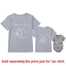 Load image into Gallery viewer, Father and Son Family Matching Shirts Cotton Dad and Me Kids T-shirt Baby Rompers Perfect Gift for Father Day Family Outfits