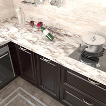 Load image into Gallery viewer, 6M Vinyl Oil Proof Marble Wallpaper for Kitchen Countertop Cabinet Shelf PVC Self-Adhesive Waterproof Contact Paper for Bathroom