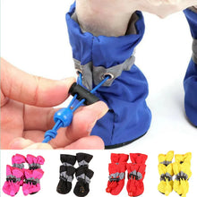 Load image into Gallery viewer, 4pcs/set Waterproof Pet Dog Shoes Chihuahua Anti-slip Rain Boots Footwear For Small Cats Dogs Puppy Dog Pet Booties